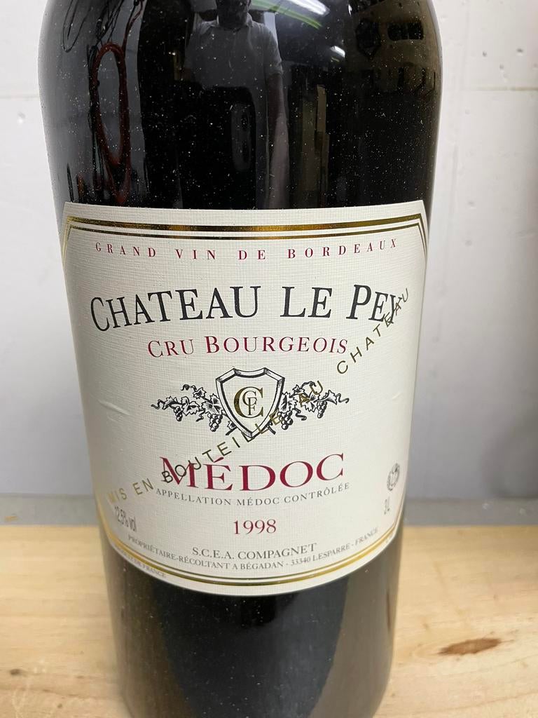 Chateau LePey 1998 DM 3 liter OWC, Pleine, Comme neuf, Enlèvement, Vin rouge