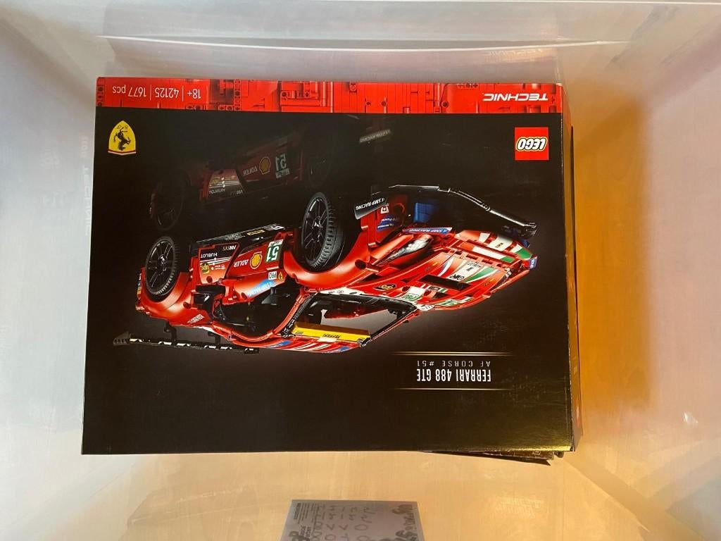 LEGO 42125 Ferrari 488 GTE, Ophalen, Zo goed als nieuw