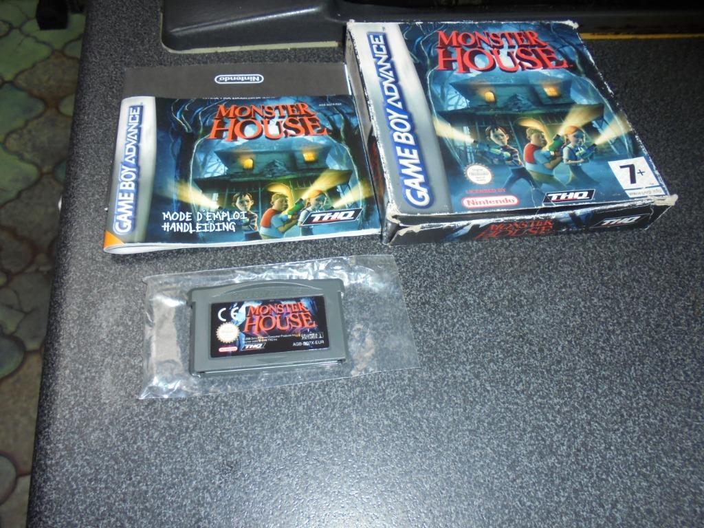 Game boy Monster House (orig-compleet), Games en Spelcomputers, Games | Nintendo Game Boy, Ophalen of Verzenden, Gebruikt, Overige genres