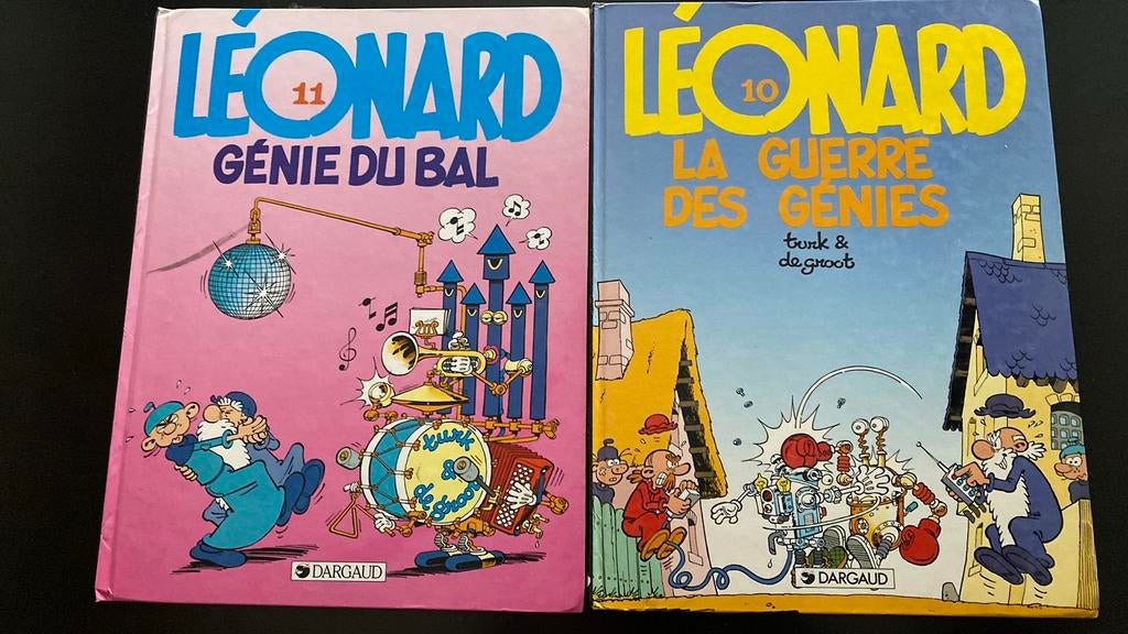 Bd Léonard génie 10 et 11, Boeken, Strips | Comics, Gelezen, Europa, Ophalen of Verzenden, Meerdere comics