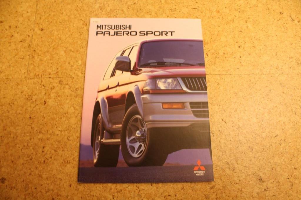 Mitsubishi Pajero Sport brochure 1998, Ophalen of Verzenden, Nieuw, Folder