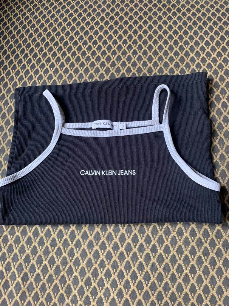 Zwart topje v Calvin Klein maat S, Ophalen of Verzenden, Zo goed als nieuw, Zwart