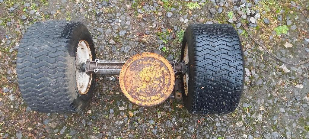 Essieux tracteur tondeuse, Enlèvement