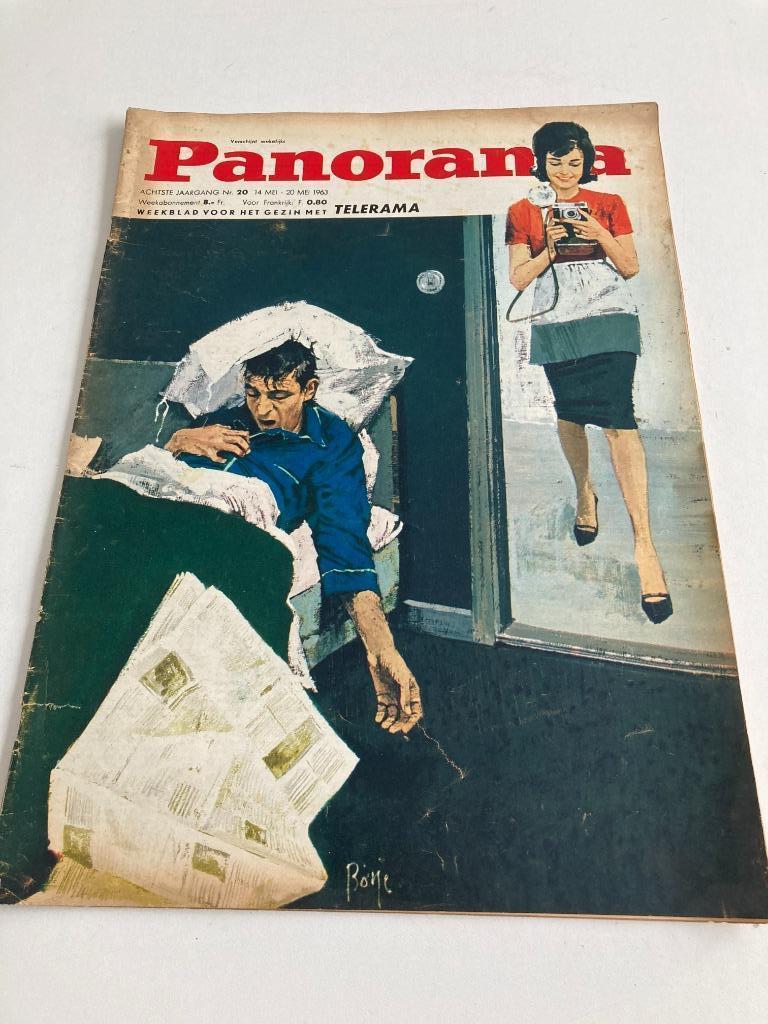 PANORAMA nr 20 1963 : Charleroi S.C., Reg Arnold, Simca 1000, Verzamelen, Ophalen of Verzenden, 1960 tot 1980, Tijdschrift