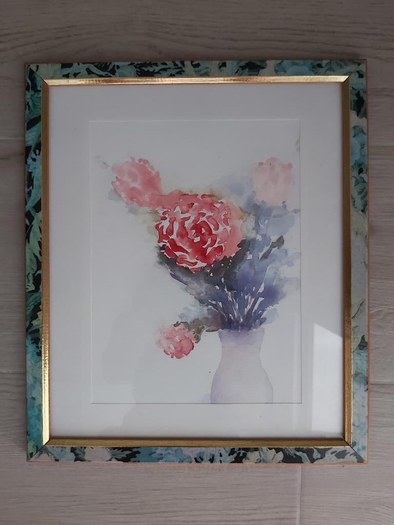 Ingelijst schilderij, Ophalen of Verzenden, Zo goed als nieuw