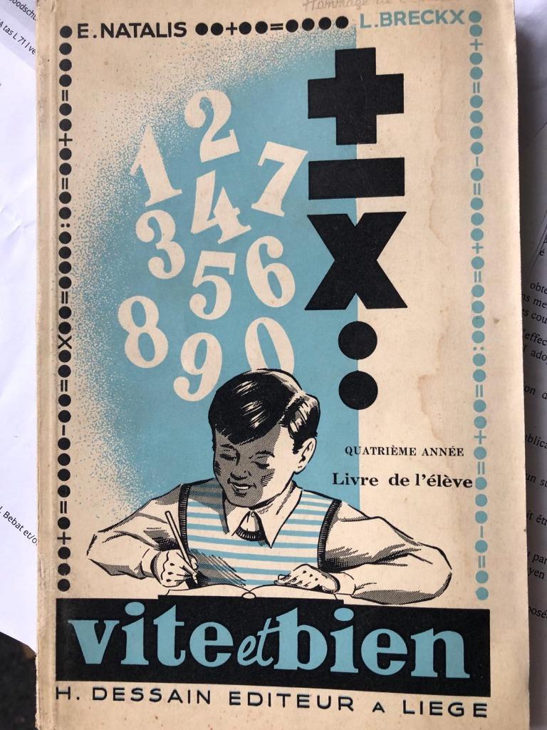 VITE ET BIEN NOUVELLE MÉTHODE DE CALCUL : 4ÈME ANNÉE : LIVRE, Livres, Envoi
