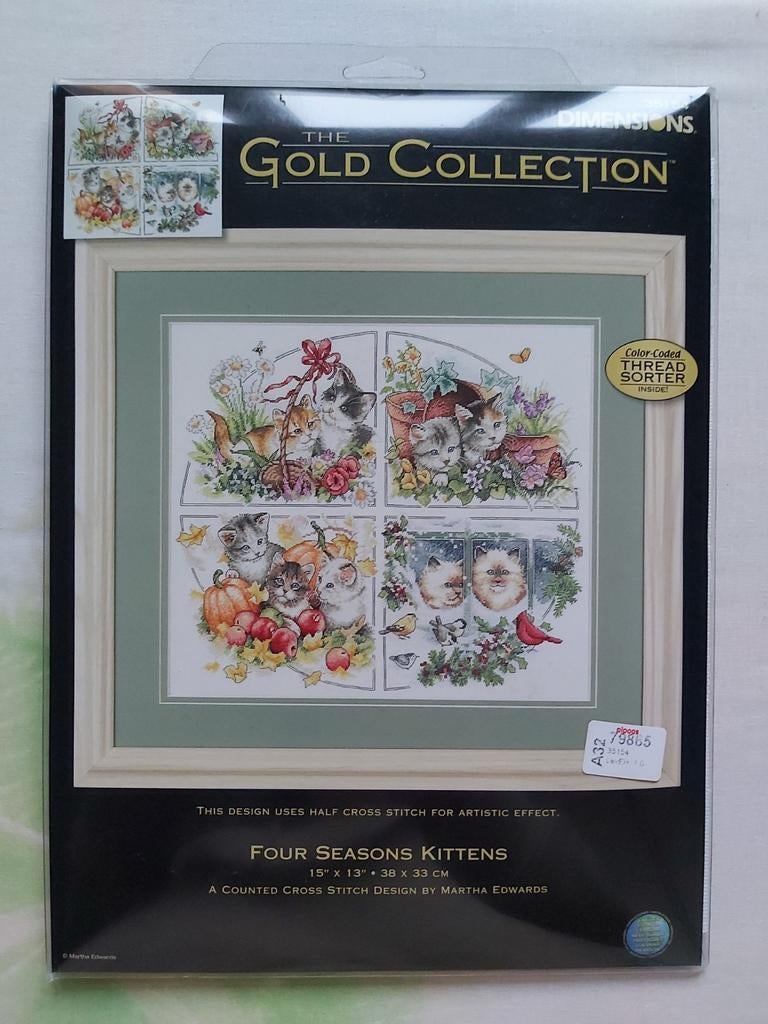 Dimensions the gold collection - Four Seasons Kittens, Enlèvement ou Envoi, Neuf, Patron