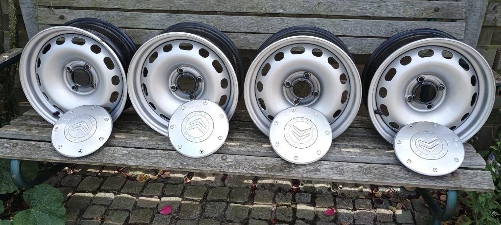 4 VELGEN  CITROEN BERLINGO, Auto-onderdelen, Ophalen, Nieuw, Winterbanden, Velg(en)