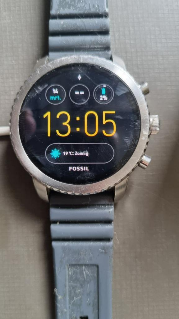 smartwatch fossil FTW4003, Handtassen en Accessoires, Smartwatches, Ophalen, Gebruikt, Android, Fossil
