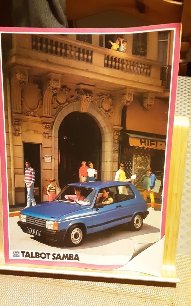 Talbot samba brochure, Enlèvement ou Envoi, Comme neuf