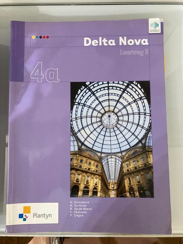 N. Deloddere - Leerboek wiskunde Delta Nova 4a en 4b, Boeken, Ophalen of Verzenden, ASO, Nederlands, N. Deloddere