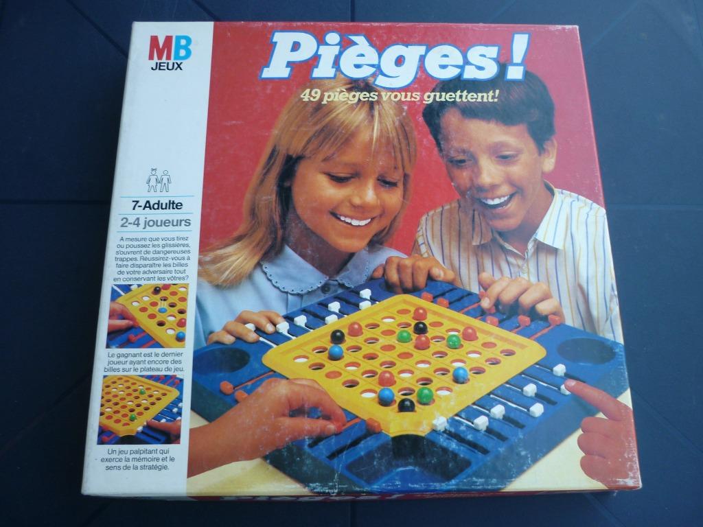 Jeu de société - Pièges ! - MB Vintage, Hobby & Loisirs créatifs, Trois ou quatre joueurs, Enlèvement ou Envoi, Utilisé, MB