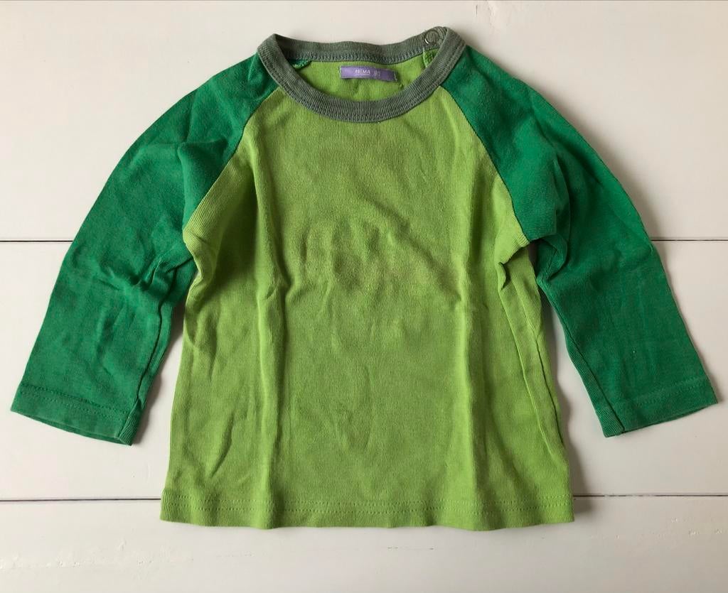 longsleeve Hema 80 groen, Gebruikt, Jongetje of Meisje, Ophalen of Verzenden, Hema