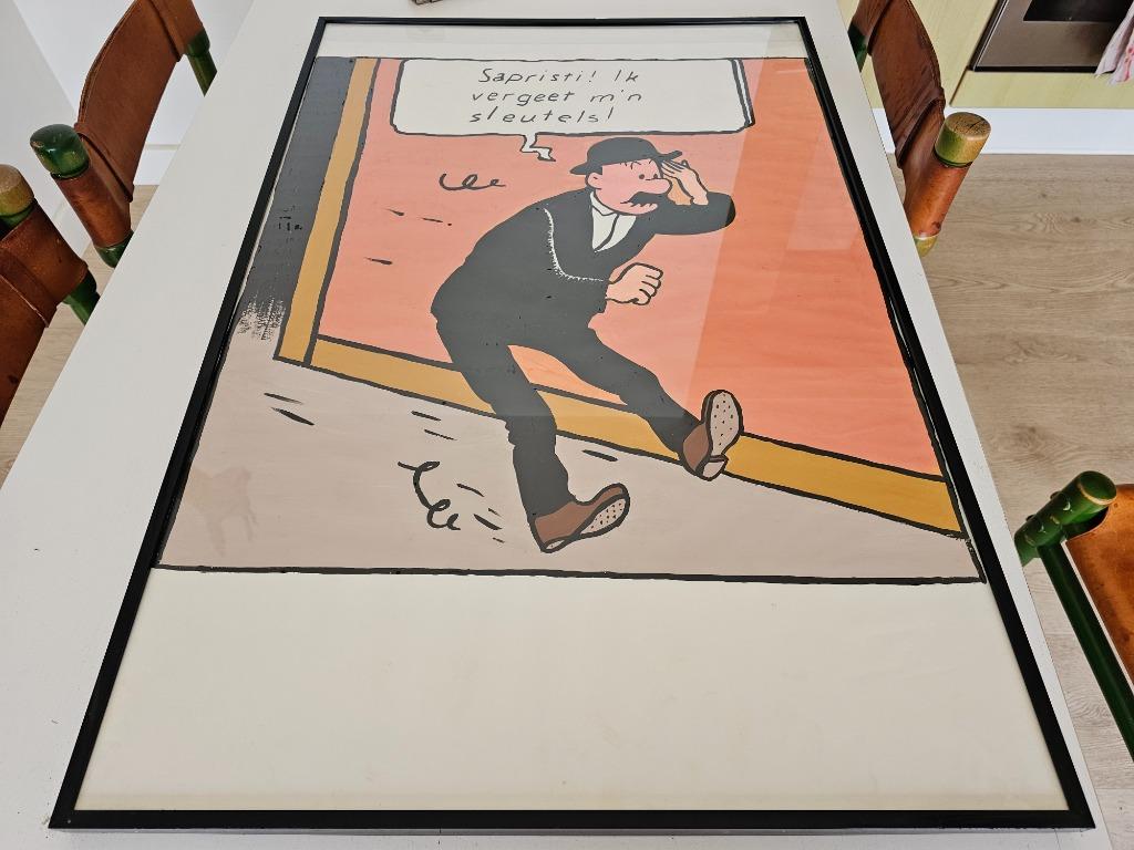 Kuifje  geverfd tekening  raar, Ophalen, Kuifje