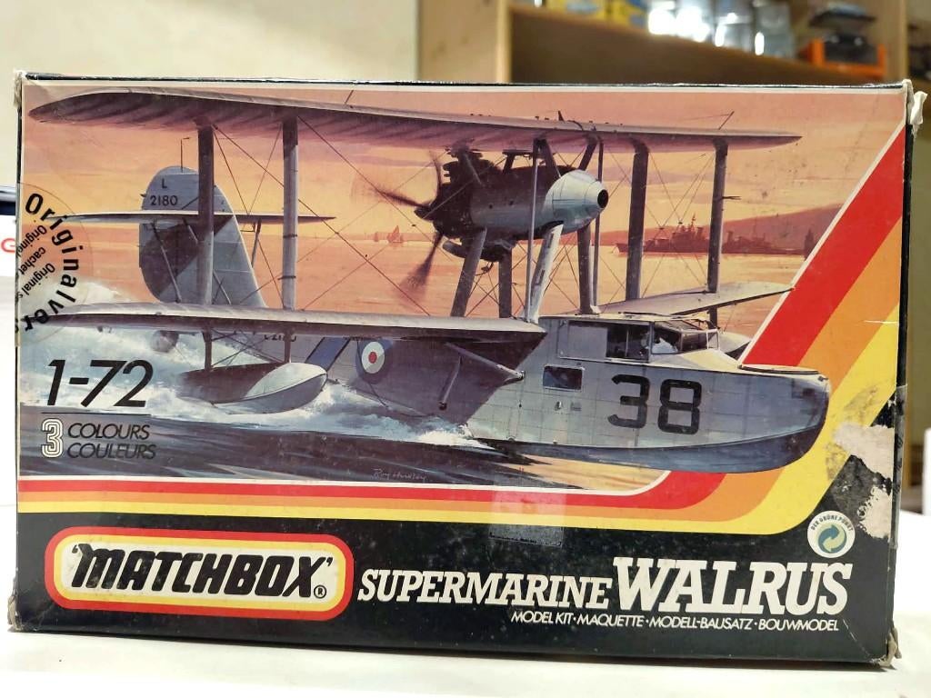 Maquette d'avion - 1:72 - MATCHBOX Supermarine WALRUS [RARE], Autres marques, Enlèvement ou Envoi, Comme neuf, 1:72 à 1:144
