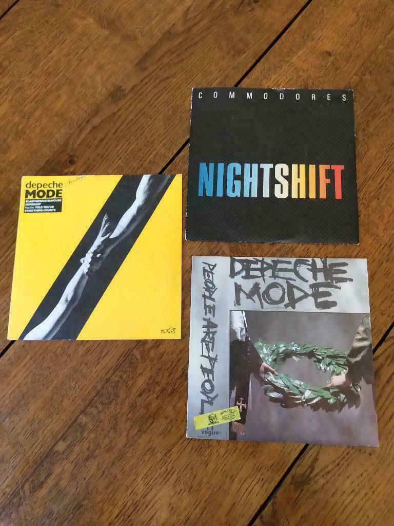 Disques Vinyl 45T Depeche Mode + Commodores, Enlèvement ou Envoi, Autres formats, Autres genres