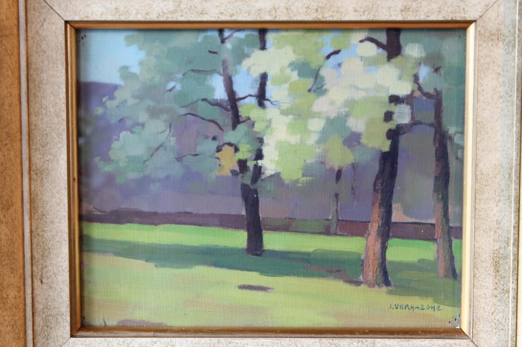 Joseph Verhaeghe. Chaudfontaine. 1952., Antiek en Kunst, Ophalen of Verzenden