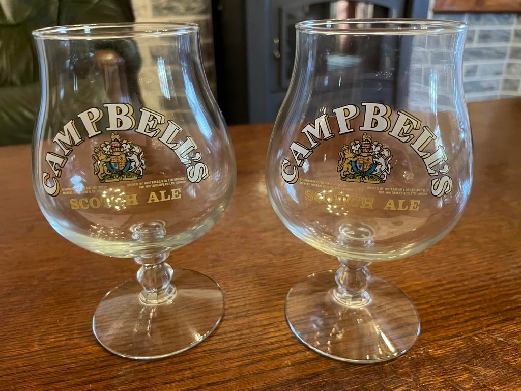 Verres sur pieds a Scotch, Collections, Enlèvement ou Envoi, Comme neuf
