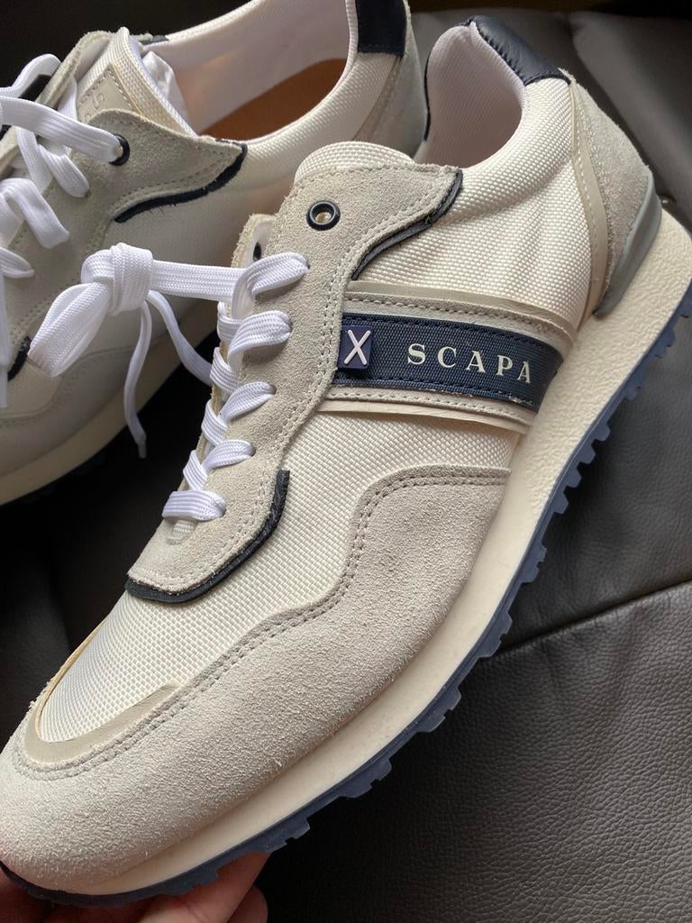 Scapa heren sneakers schoenen, Verzenden, Zo goed als nieuw, Blauw, Sneakers