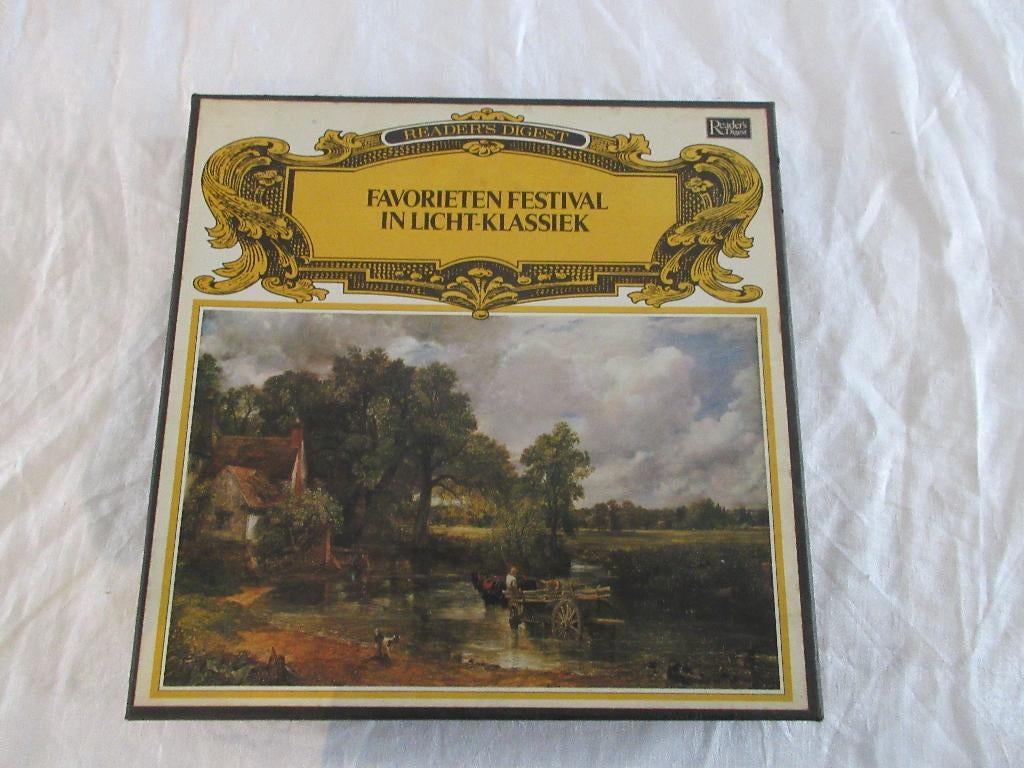 Vinyl verzamelbox Readers Digest Favorieten Festival LP's, Ophalen