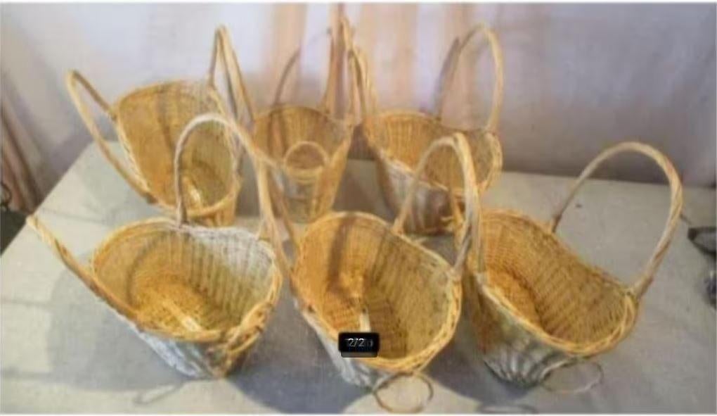 6 paniers à bouteilles de vin Prima Wicker, Enlèvement ou Envoi, Comme neuf, Osier, Panier