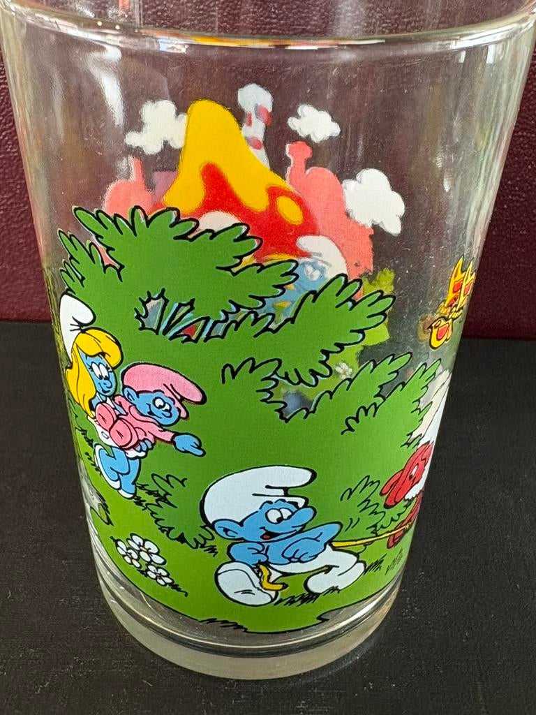 Smurfen glas Benedictin, Verzamelen, Ophalen of Verzenden, Zo goed als nieuw