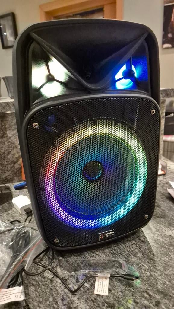 Party Fun Lights karaoke set NIEUW!!!, Ophalen, Nieuw
