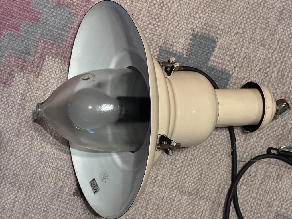 vintage plafond lamp, Ophalen of Verzenden, Gebruikt, Metaal