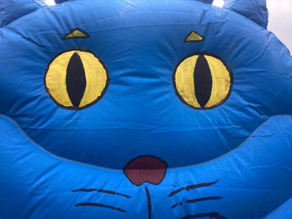 Springkasteel Cat multiplayer 4,20mx5mx3,20 m hoog, Enlèvement, Neuf