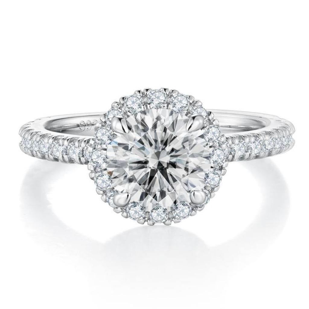 Nieuwe ring, 2 karaat, Wit, Nieuw, Ophalen of Verzenden, 17 tot 18