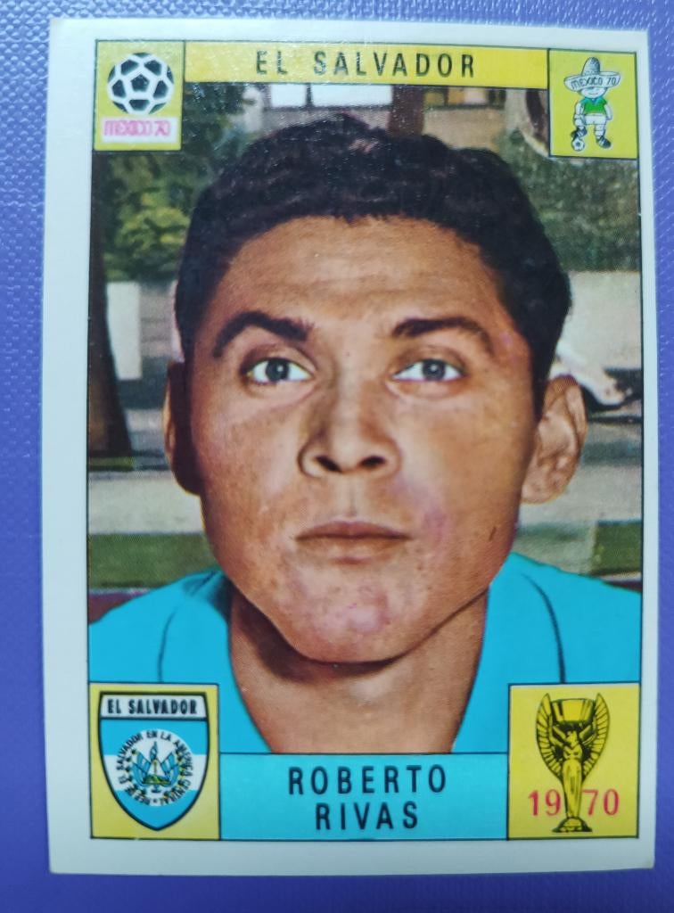 Panini KAART prent anno 1970 voetbal WK Mexico 70  RIVAS, Hobby en Vrije tijd, Stickers en Plaatjes, Plaatje, Verzenden