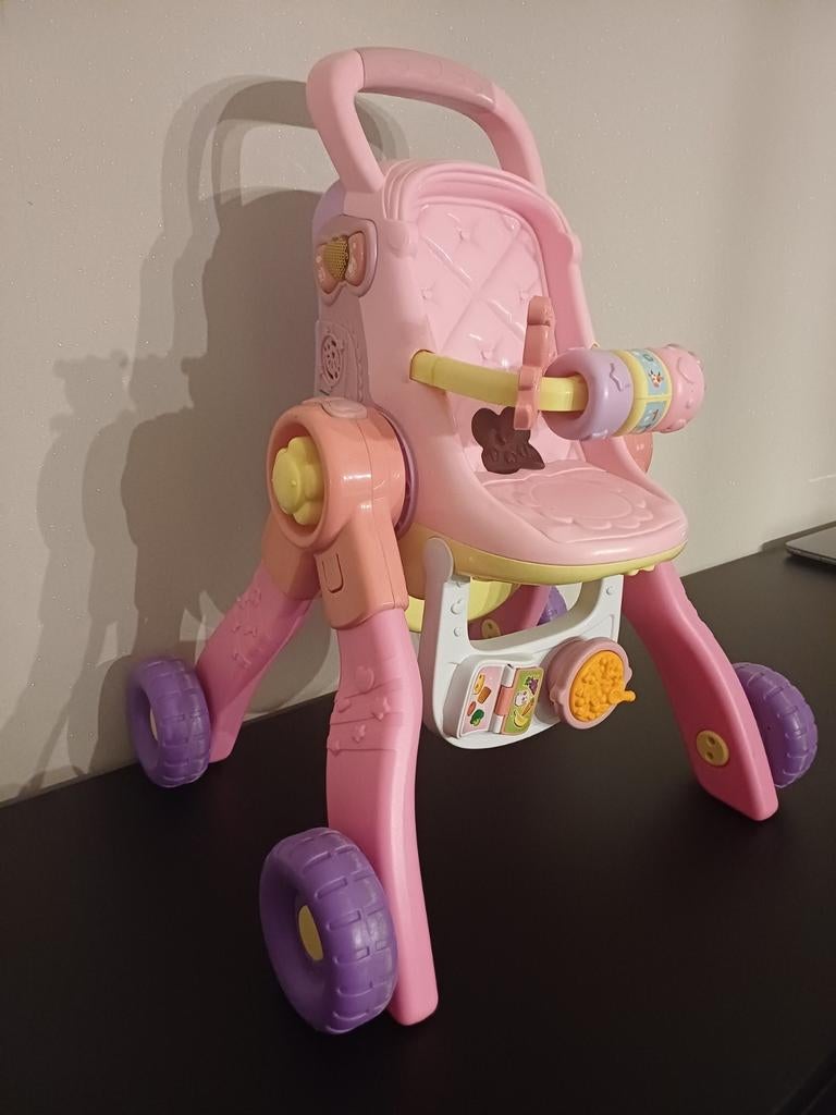 Vtech Little love 3-in-1 Poppenwagen, Ophalen, Zo goed als nieuw