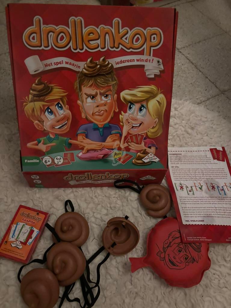 Gezelschapsspel drollenkop, Ophalen, Zo goed als nieuw