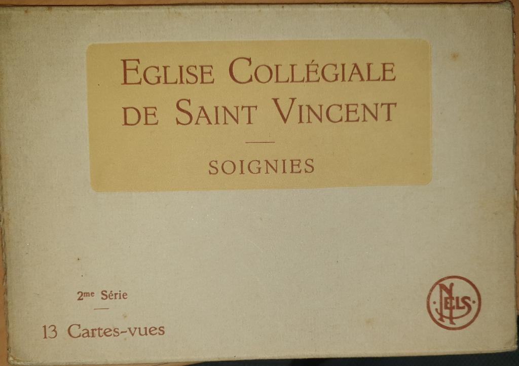 Soignies - Eglise collégiale de Saint Vincent, Collections, Cartes postales | Belgique, Enlèvement ou Envoi, 1960 à 1980, Non affranchie
