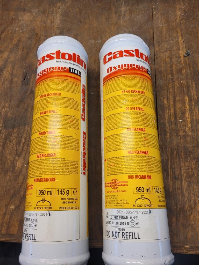 Castolin oxygene 110 l, Bricolage & Construction, Enlèvement