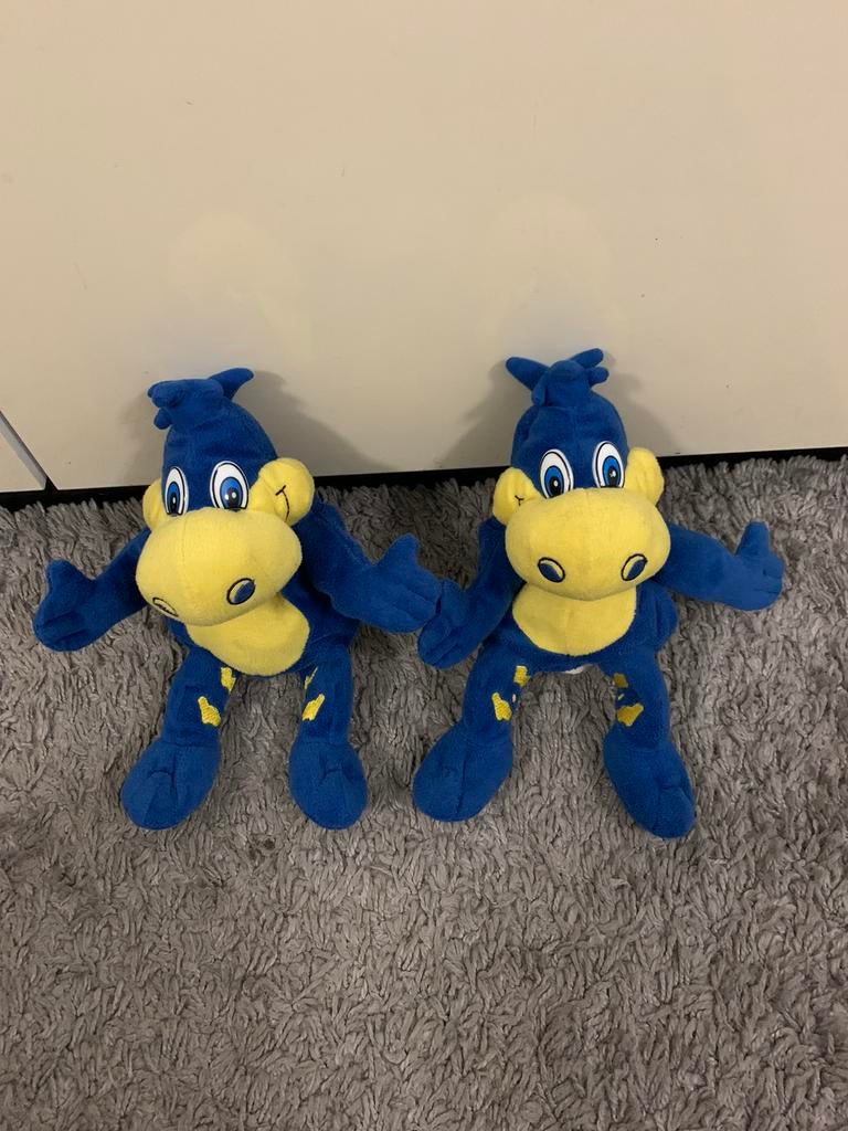 Lot de 2 peluches mimique (jouet main), Enfants & Bébés, Jouets | Peluches, Comme neuf, Autres types