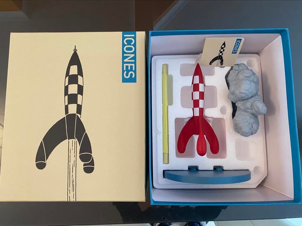 Tintin - Fusée les icônes, Ophalen of Verzenden, Kuifje, Nieuw