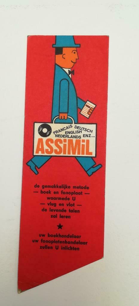 Oude Assimil boekenlegger/bladwijzer, Enlèvement ou Envoi, Utilisé