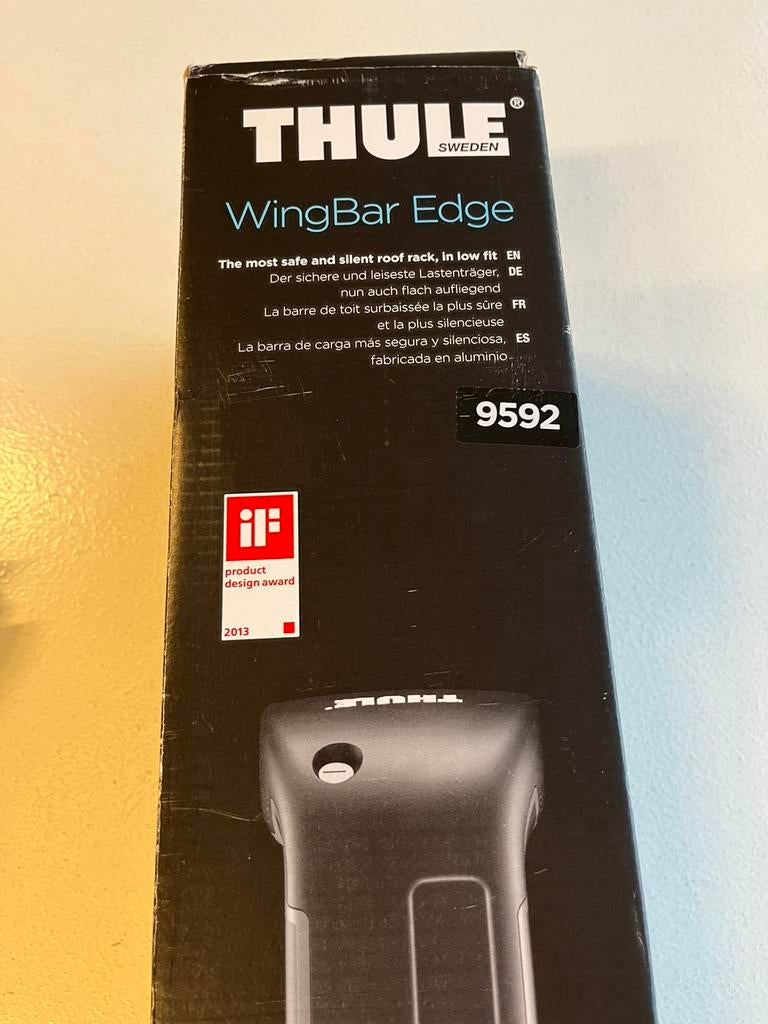 Thule WingBar Edge 9592, Auto diversen, Dakdragers, Ophalen, Zo goed als nieuw
