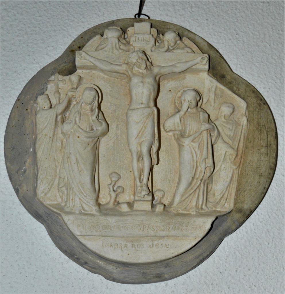 Wandplaquette Jezus aan het kruis, Ophalen of Verzenden