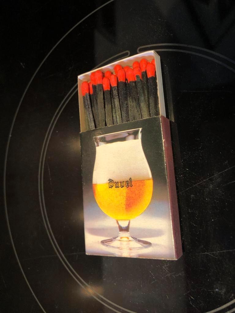 DUVEL lucifers, Ophalen of Verzenden, Gebruikt, Overige typen, Duvel