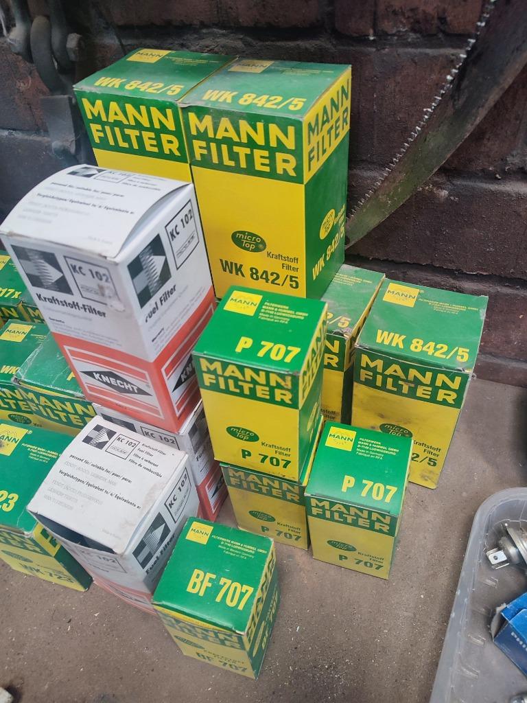Partij vrachtwagen/auto(fuel)filters – MANN, Knecht, Bosch, Auto-onderdelen, Ophalen, Nieuw, Filters
