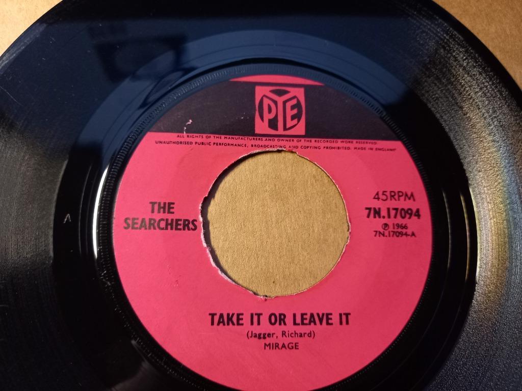 The Searchers ‎– Take It Or Leave It / Don't Hide It Away '7, Cd's en Dvd's, Vinyl Singles, Zo goed als nieuw, Pop, 7 inch, Ophalen of Verzenden
