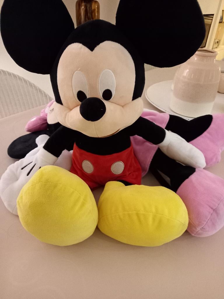 Mickey en Minnie, Verzamelen, Ophalen of Verzenden, Mickey Mouse, Gebruikt, Knuffel