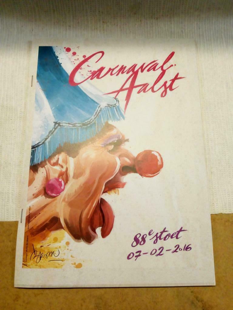 Programmaboekje Aalst Carnaval 2016 Oilsjt, Ophalen of Verzenden, Gebruikt, Gebruiksvoorwerp