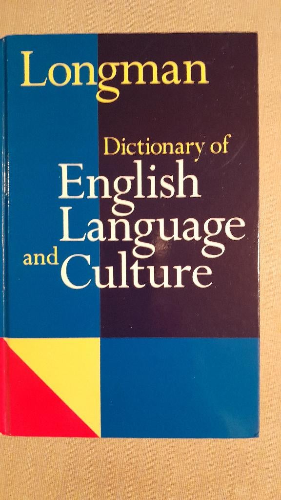 Dictionary    English language and Culture, Enlèvement ou Envoi, Comme neuf, Longman, Anglais