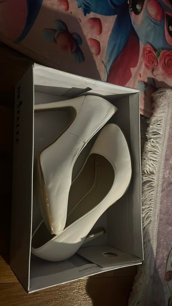 Talon blanc, Enlèvement, Comme neuf, Blanc