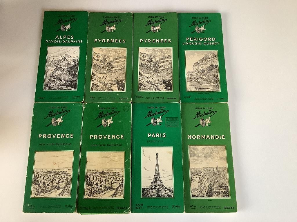 Guides Michelin vert France années 50'(pour collectionneurs), Guide ou Livre de voyage, Michelin, Michelin Editions, Enlèvement ou Envoi