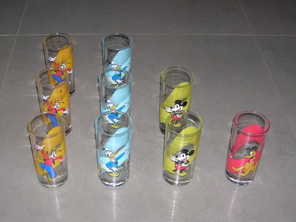 Aldi Disney glazen, Verzamelen, Glas en Drinkglazen, Ophalen of Verzenden, Zo goed als nieuw, Frisdrankglas