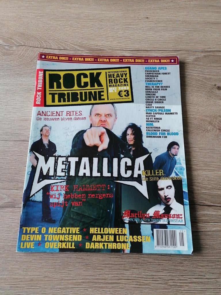 Rock Tribune 2003 - Kunnen afzonderlijk gekocht worden., Enlèvement, Comme neuf